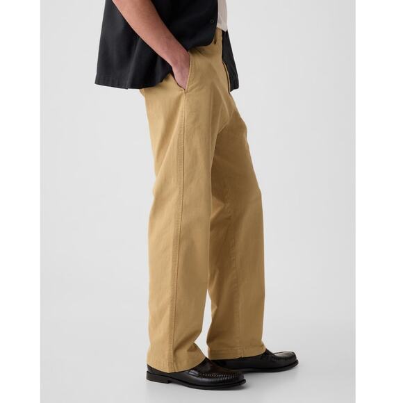 NWT Gap '90s Loose Khakis Mens pecan color size 42/30 - Picture 3 of 10